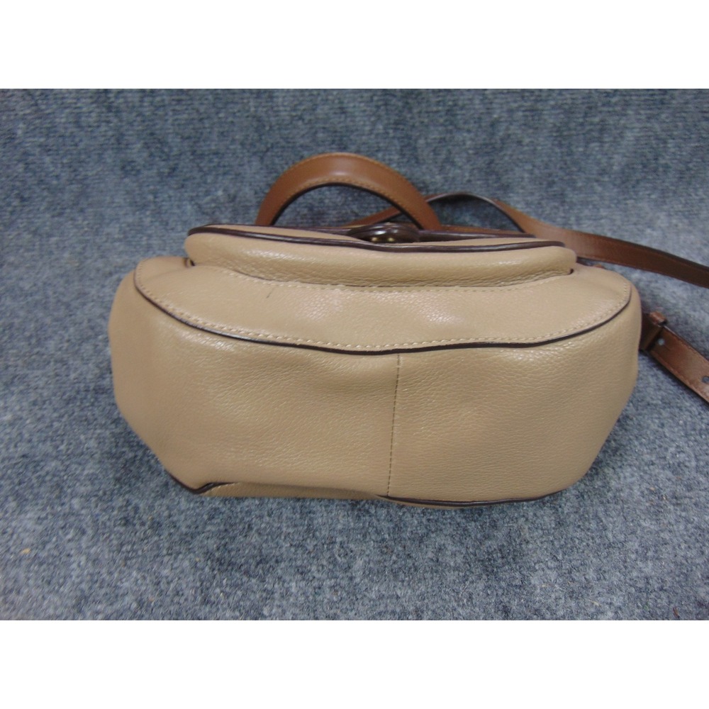 Michael Kors Hamilton Traveler Crossbody Brown Leather‎ Turnlock Bag 30F3AWHM2T - Picture 7 of 16